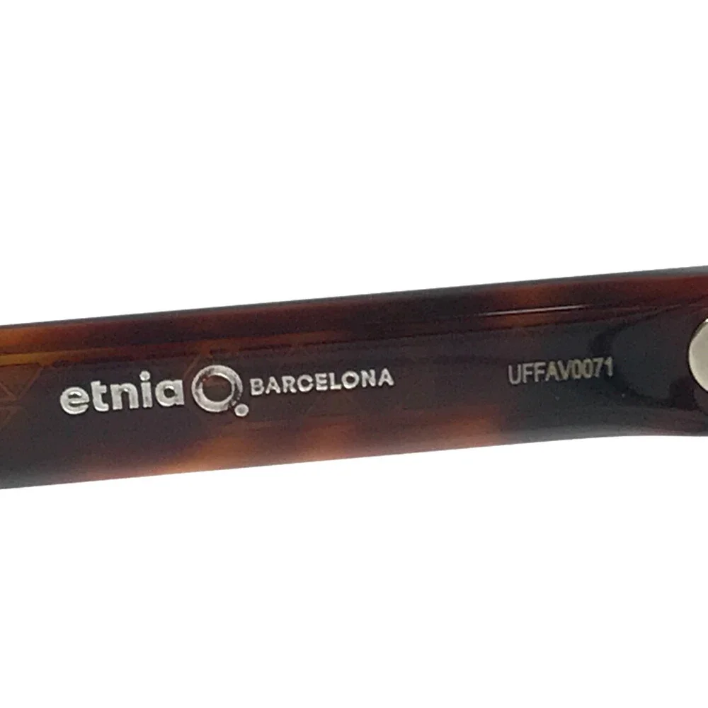 Etnia Barcelona Eyeglasses Frames VALLDEMOSA BKHV Black Havana Square 52-18-145